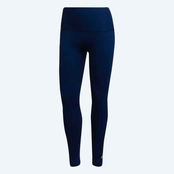 ADIDAS Women's Navy Leggings NWOT - Picture 1 of 4